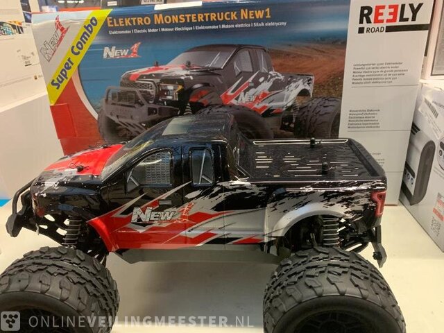 Brushed 1:10 RC car Reely, Electric Monster truck NEW1 »  Onlineauctionmaster.com